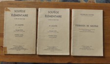 Cours de solfège SOLFÈGE ELEMENTAIRE Exercices et leçon  Collèges années 60
