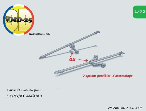 Barre traction pour - traction, sepecat
