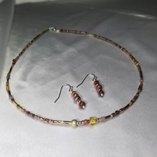 parure lot bijoux en perles de