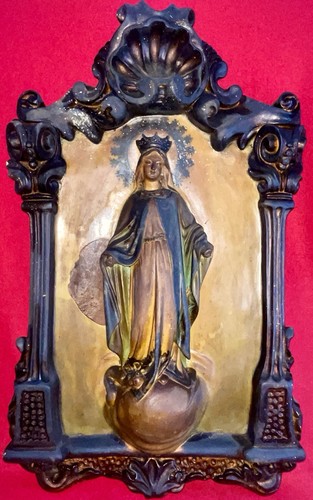Grande plaque murale relief - murale, en