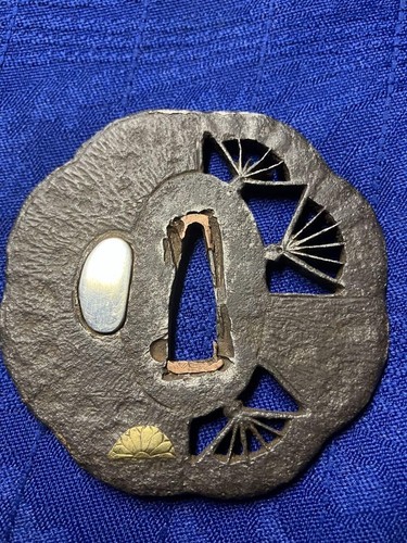 Ancien petit couteau tsuba - petit,