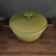 Cocotte 23 cm Fonte émaillée Verte - Made in France