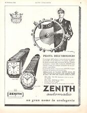 Zenith Publicité 1955 Montre