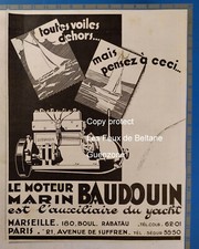 Publicite MOTEUR MARIN