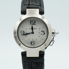 Montre Femme Cartier Pasha Quartz 32MM 18K 750 Or Massif 2813 Or Blanc Documents