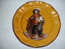 Assiette avec santon de