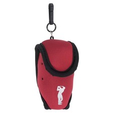 Golf Balle Ceinture Sac Supports, Boucle, Clip pour Ceinture Stockage, Rouge