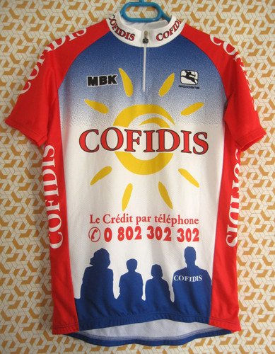 Maillot cycliste cofidis - maillot,
