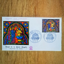 ⭐ FRANCE 1 Enveloppe FDC LA SAINTE CHAPELLE 1966 P.J. COQ - Timbre 1er Jour ⭐