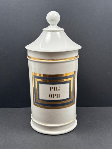 Ancien pot pharmacie - pharmacie, xixe