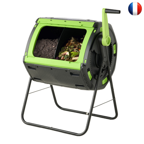 Composteur rotatif double - composteur,