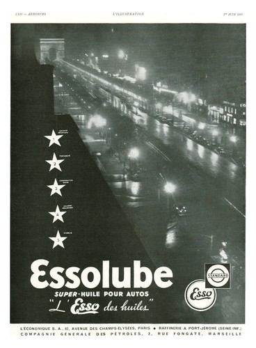 Publicité ancienne automobile