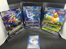 Lot des 3 cartes Jumbo Pokemon Pyroli Voltali Aquali SWSH180 SWSH182 SWSH184