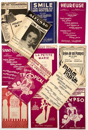 Livrets partitions 1950 - livrets,