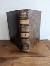 livre ancien-Vence / Calmet-La Saint Bible T 5 :Paralipomènes-Esdras-Néhém- 1769