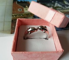 Bague dauphins doubles argent - bague,