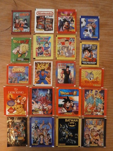 Lot pochettes vides panini - lot,