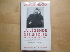 LA PLEIADE VICTOR HUGO LA LEGENDE DES SIECLES FIN DE SATAN DIEU 1967