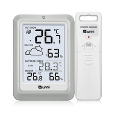 Thermomètre Hygromètre Numérique - Station Météo Sans Fil Intérieur/Extérieur