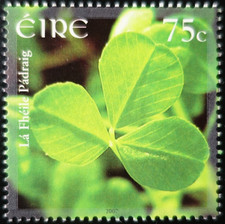 TIMBRE d' IRLANDE - FEUILLE de