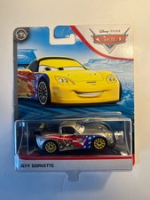 Voiture Cars Disney Pixar Jeff Gorvette avec peinture métallisée (rare)