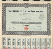 IMPRIMERIE d'EXTREME-ORIENT (VIETNAM) (R)
