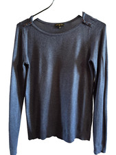 GRAIN DE MALICE   pull fin bleu  taille XS ou 34/ 36