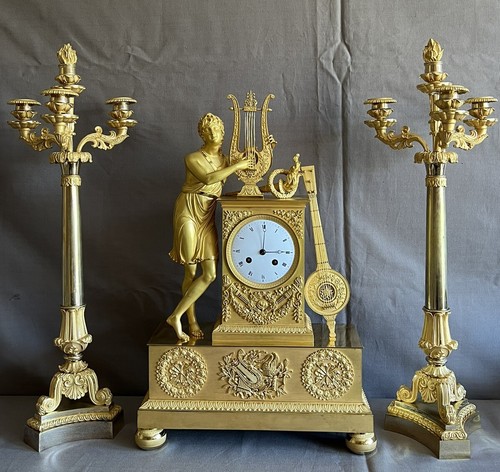Garniture cheminée en - de,