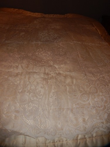 Ancienne nappe ajourée - ancienne,