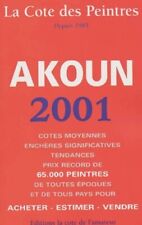 La cote des peintres Akoun