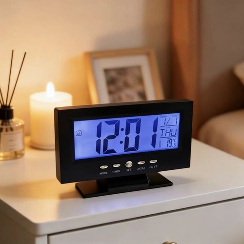 Horloge bureau numérique - de,