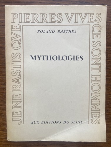 Roland barthes mythologies - mythologies, eo