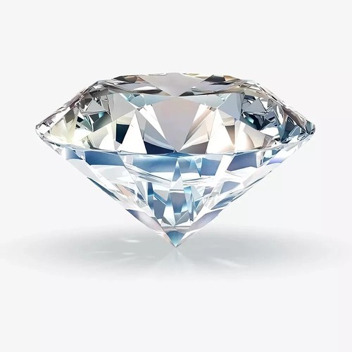 Moissanite rond - moissanite, 💎