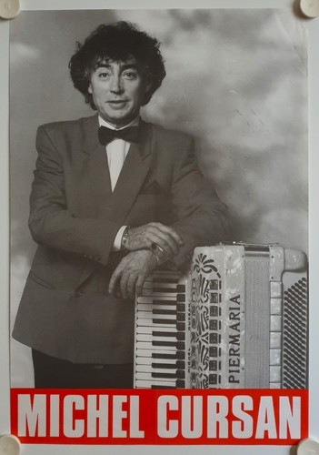 Affiche accordéon michel - affiche,