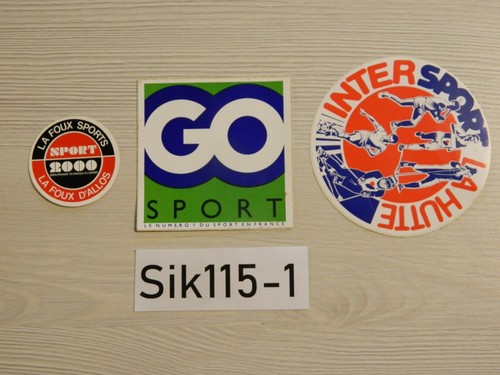 Autocollant intersport sport - intersport,