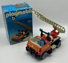 Camion de pompiers PLAYMOBIL System 3236 - 1976 - Set complet TBE en boite