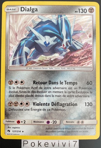 Carte pokemon dialga 127 - dialga, 127/214