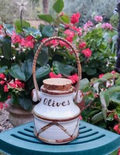 ANCIEN POT À OLIVES
