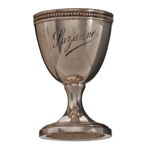Ancien coquetier métal - coquetier,