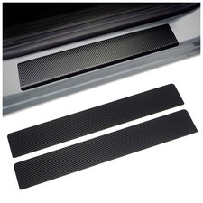 Seuils de porte avant pour Peugeot 107 Hayon (AB10 | P) 5D 2005-2014 Noir Gris