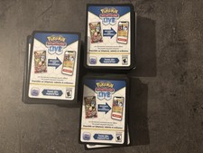 Lot d’environ 550 cartes codes JCC Pokemon Online