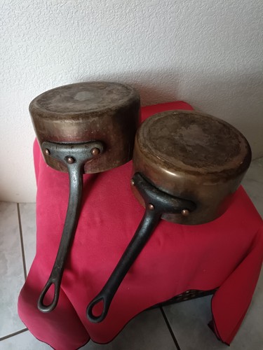 Une casserole cuivre - une,