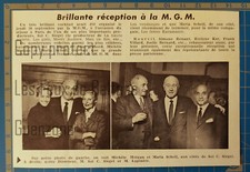 MICHELE MORGAN MARIA SCHELL SOL SIEGEL LAPINIERE MGM CINEMA document photo 