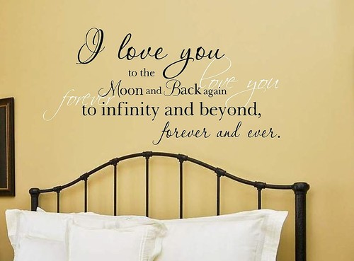 Love you the moon and - the,