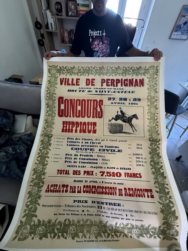 Grande affiche ancienne