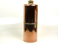 Ancienne Bouillotte en Cuivre - Hauteur 250 mm Diamètre 88 mm - Hot Water Bottle