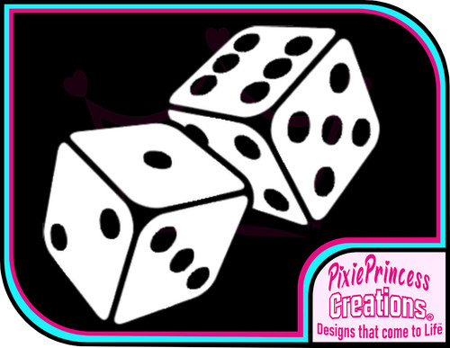 Dice autocollant vinyle - autocollant, rpg