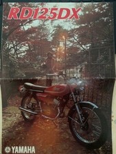 brochure de vente catalogue prospectus moto   Yamaha  RD 125 RDX 