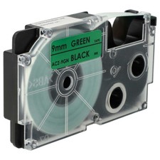 Cartouche à ruban pour Casio KL-750E KL-70E KL-7400 KL-7000 KL-7200 noirvert