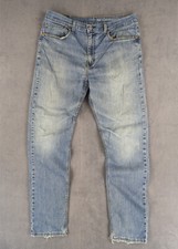 Jean Baggy Tapered Levi's 502 Homme W36 L34 Bleu Lightwash Zip-Fly